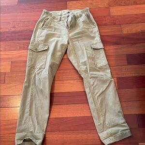 American Eagle Outfitters Tan Straight Leg Pants
